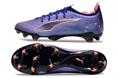 Men's Puma Ultra 5 Ultimate FG Football Boots - Purple/Red/White