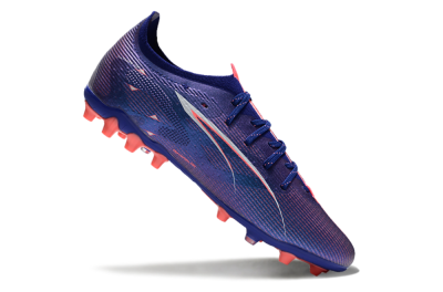Men's Puma Ultra 5 Ultimate MG Football Boots - Purple/Red/White