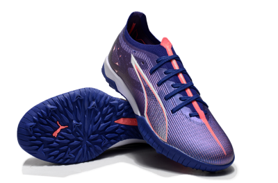 Men's Puma Ultra 5 Ultimate TF Football Shoes - Purple/Red/White