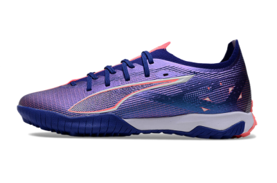 Men's Puma Ultra 5 Ultimate TF Football Shoes - Purple/Red/White