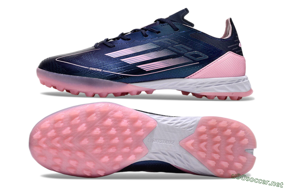 Men's Adidas F50 Elite TF Football Shoes - Blue/Pink/White 1