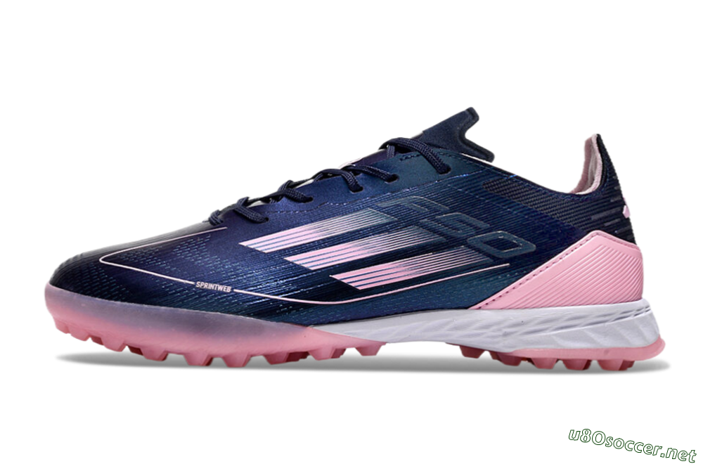 Men's Adidas F50 Elite TF Football Shoes - Blue/Pink/White 0