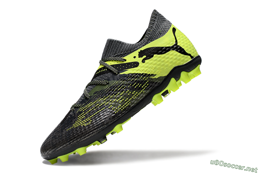 Men's Puma Future Ultimate MG Football Boots - Black/Yellow 5