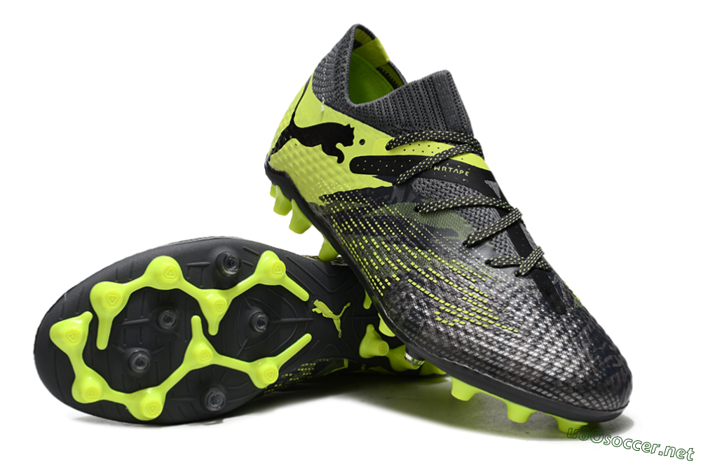 Men's Puma Future Ultimate MG Football Boots - Black/Yellow 3
