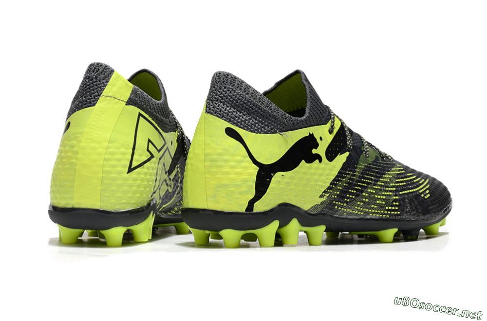 Men's Puma Future Ultimate MG Football Boots - Black/Yellow 6