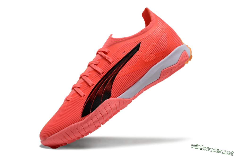 Men's Puma Ultra 5 Ultimate TF Football Shoes - Red/Black/White 6