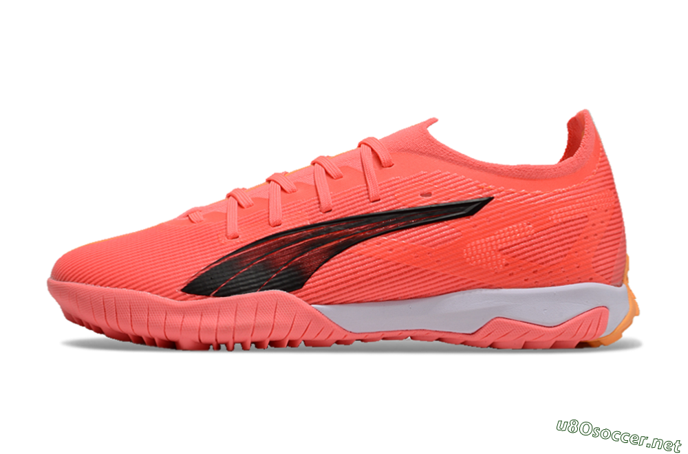 Men's Puma Ultra 5 Ultimate TF Football Shoes - Red/Black/White 0