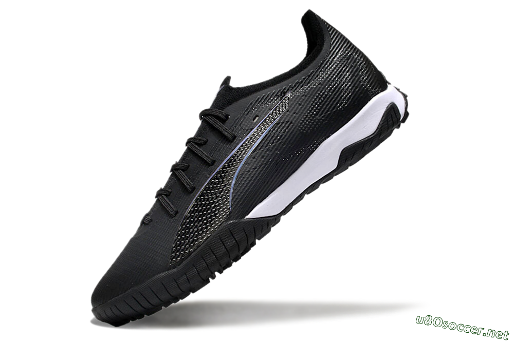 Men's Puma Ultra 5 Ultimate TF Football Shoes - Black/Blue/White 5