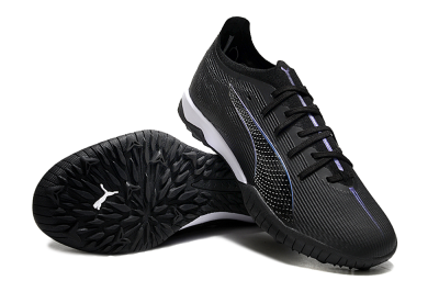 Men's Puma Ultra 5 Ultimate TF Football Shoes - Black/Blue/White