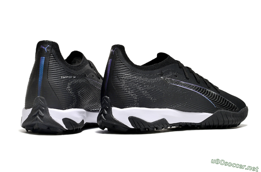 Men's Puma Ultra 5 Ultimate TF Football Shoes - Black/Blue/White 6