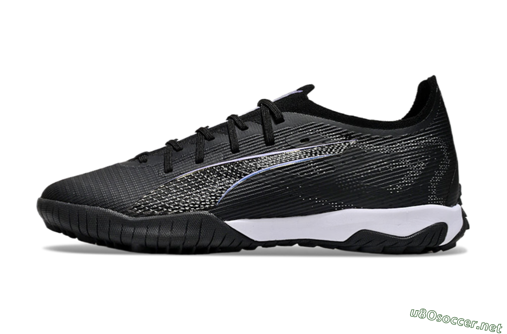 Men's Puma Ultra 5 Ultimate TF Football Shoes - Black/Blue/White 0