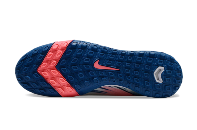 Unisex Nike Air Zoom Mercurial Superfly 10 Elite TF Football Shoes - White/Pink/Blue