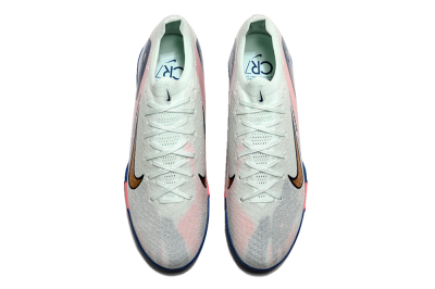 Unisex Nike Air Zoom Mercurial Vapor 16 Elite TF Football Shoes - White/Pink/Blue