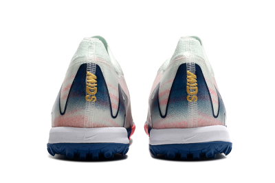 Unisex Nike Air Zoom Mercurial Vapor 16 Elite TF Football Shoes - White/Pink/Blue
