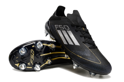 Men's Adidas F50 Elite SG Football Boots - Black/White
