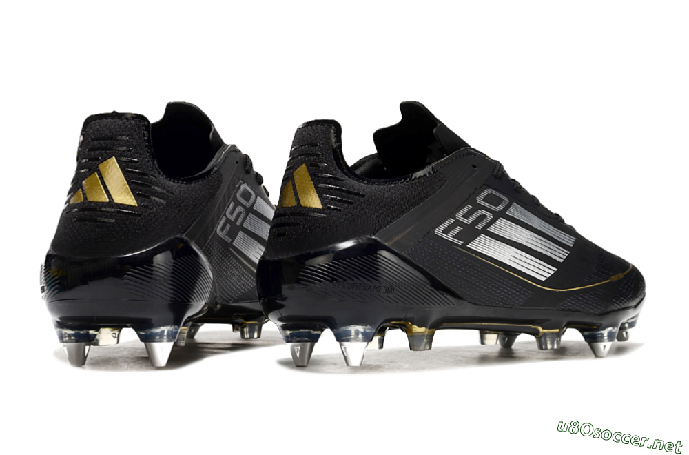Men's Adidas F50 Elite SG Football Boots - Black/White 6