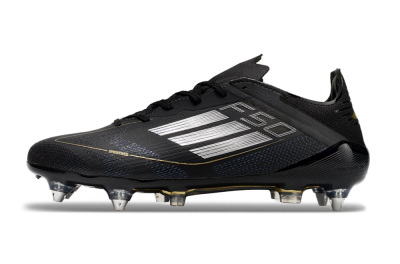 Men's Adidas F50 Elite SG Football Boots - Black/White