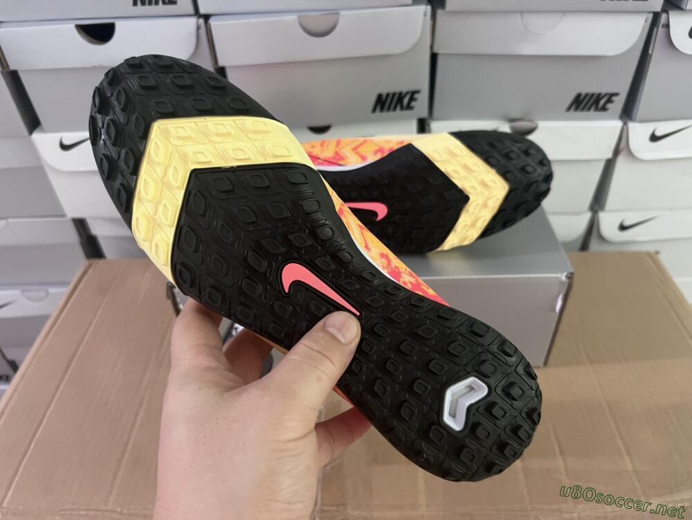 Men's Nike Air Zoom Mercurial Vapor 16 Elit TF Football Shoes - Yellow/Black/Red