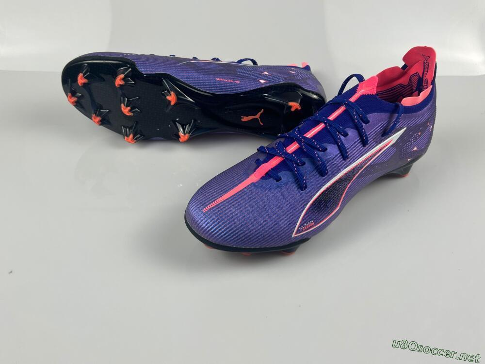 Men's Puma Ultra 5 Ultimate FG Football Boots - Blue/Pink/White