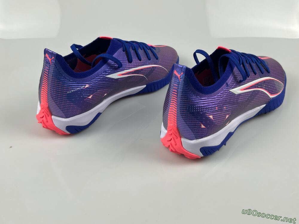 Men's Puma Ultra 5 Ultimate TF Football Shoes - Purple/Red/White