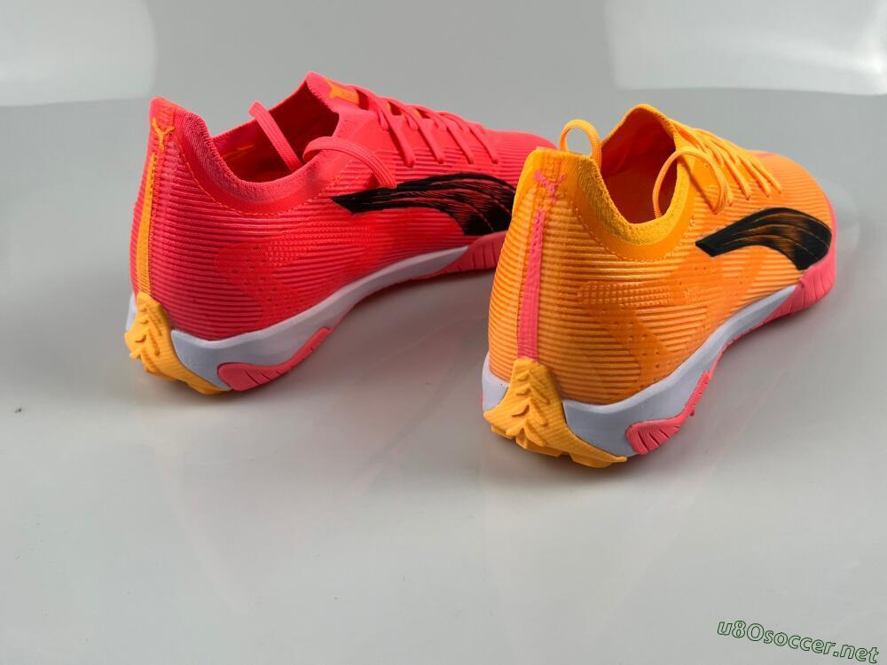 Men's Puma Ultra 5 Ultimate TF Football Shoes - Red/Black/White