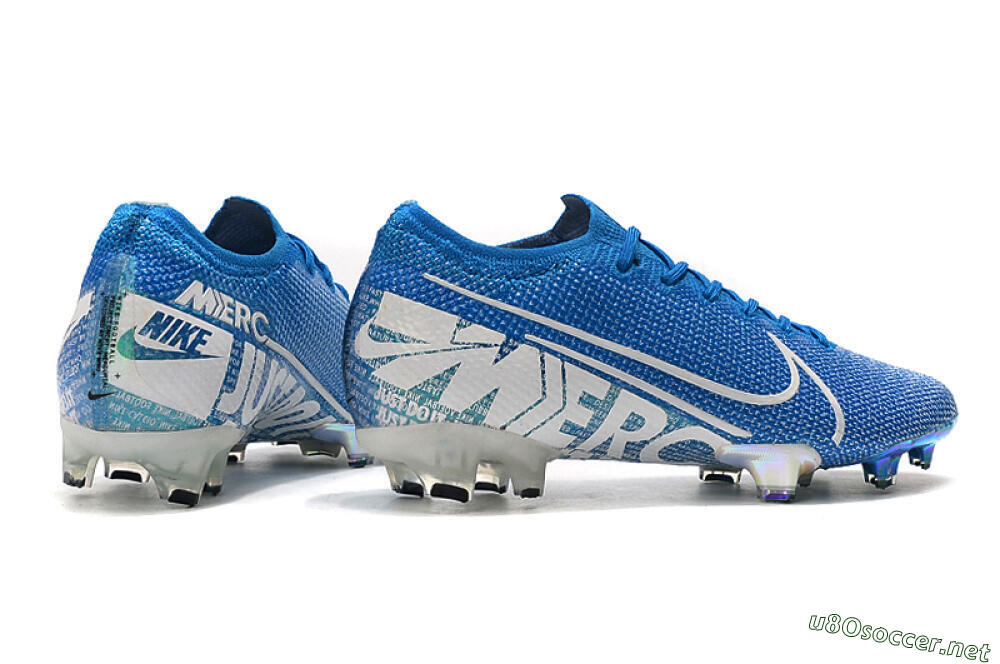 Unisex Nike Mercurial Vapor 13 Elite FG Football Boots - Blue/White 9