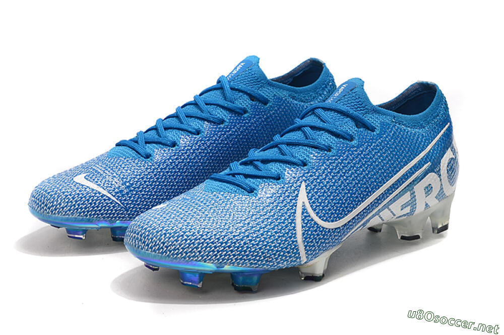 Unisex Nike Mercurial Vapor 13 Elite FG Football Boots - Blue/White 5