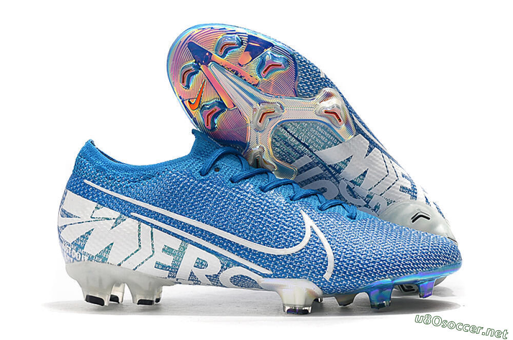 Unisex Nike Mercurial Vapor 13 Elite FG Football Boots - Blue/White 2