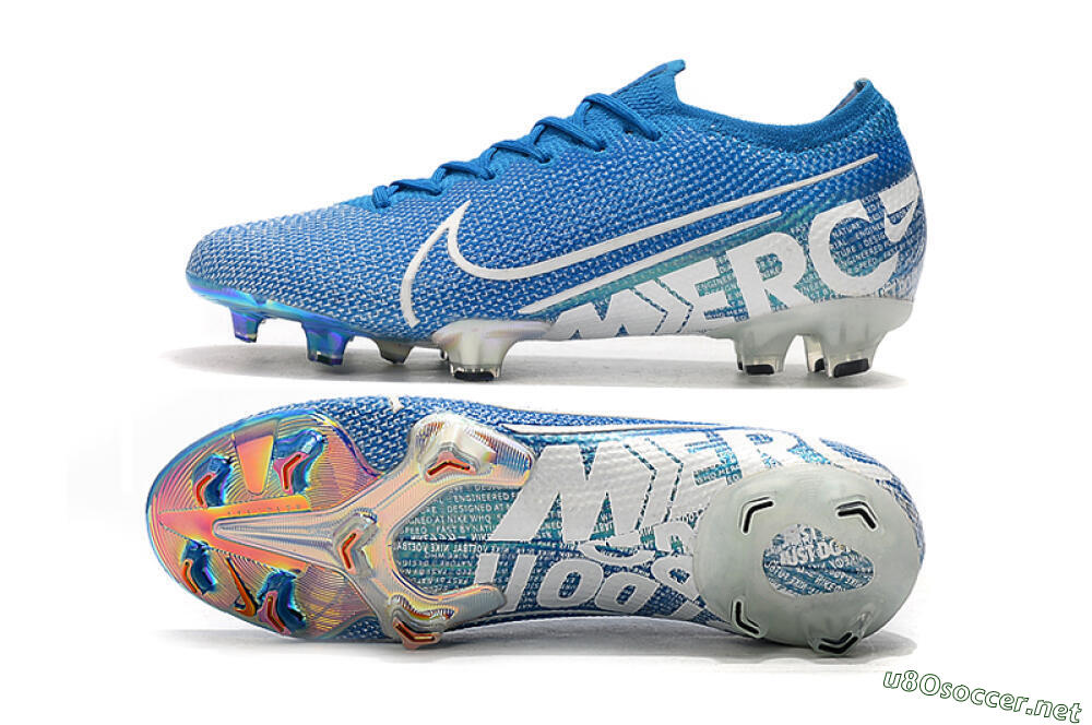 Unisex Nike Mercurial Vapor 13 Elite FG Football Boots - Blue/White 1