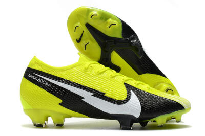 Men's Nike Mercurial Vapor 13 Elite FG Football Boots - Yellow/White/Black