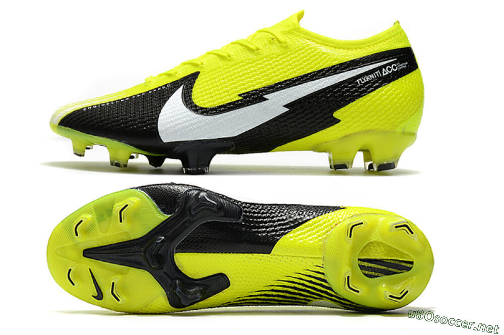 Men's Nike Mercurial Vapor 13 Elite FG Football Boots - Yellow/White/Black 1