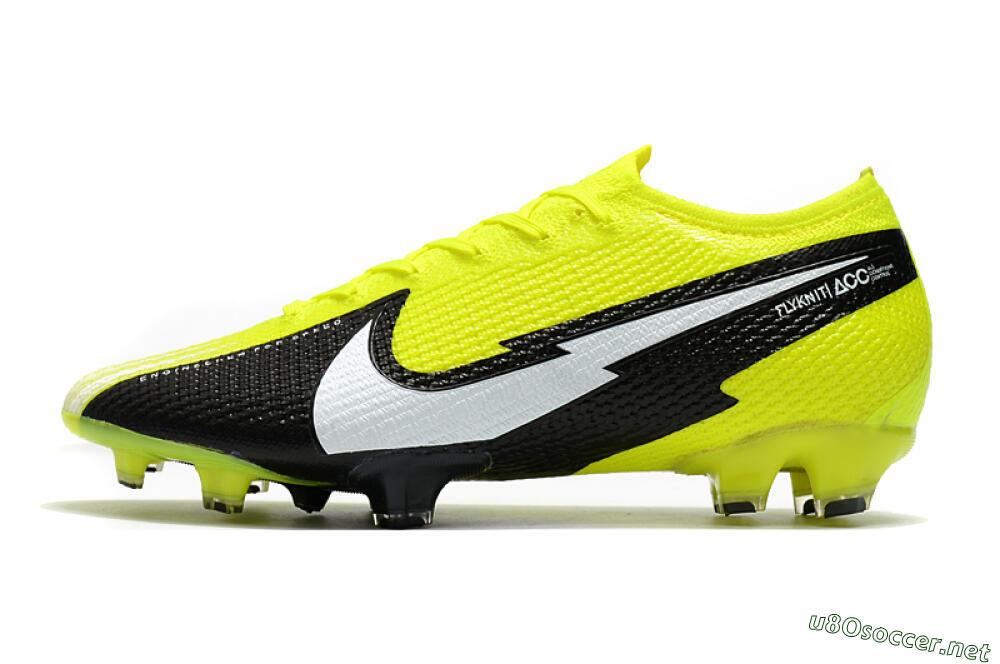Men's Nike Mercurial Vapor 13 Elite FG Football Boots - Yellow/White/Black 0