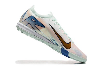 Men's Nike Air Zoom Mercurial Vapor 16 Elite TF Football Shoes - Jade/Blue/Gold