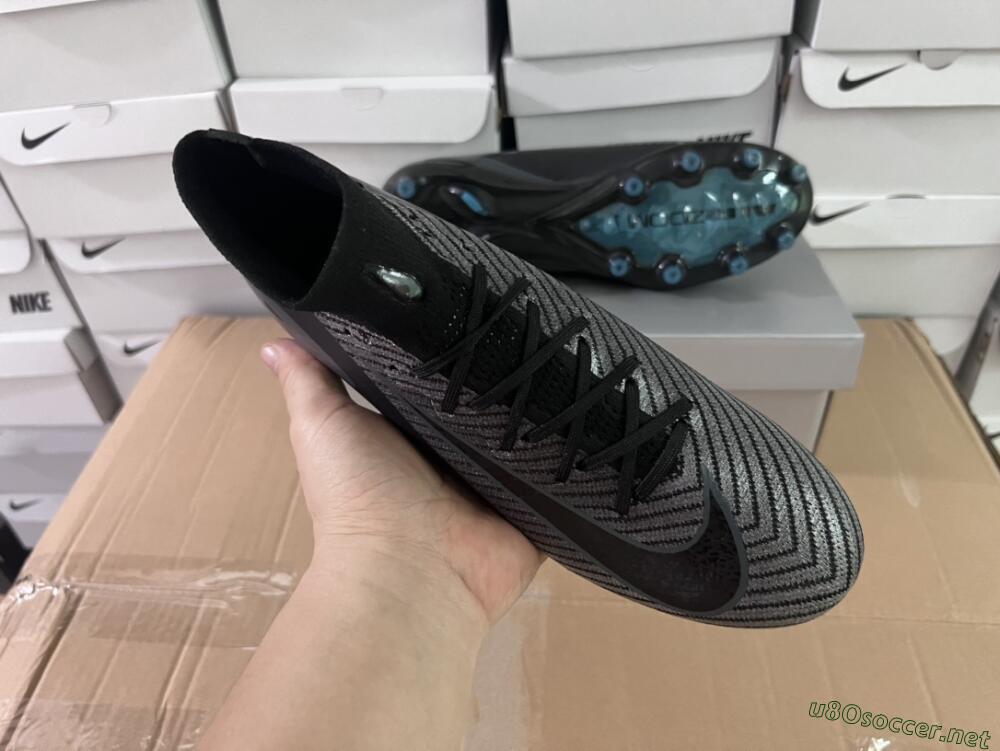 Unisex Nike Air Zoom Mercurial Superfly 10 Elite AG Football Boots - Blue/Silver/Jade