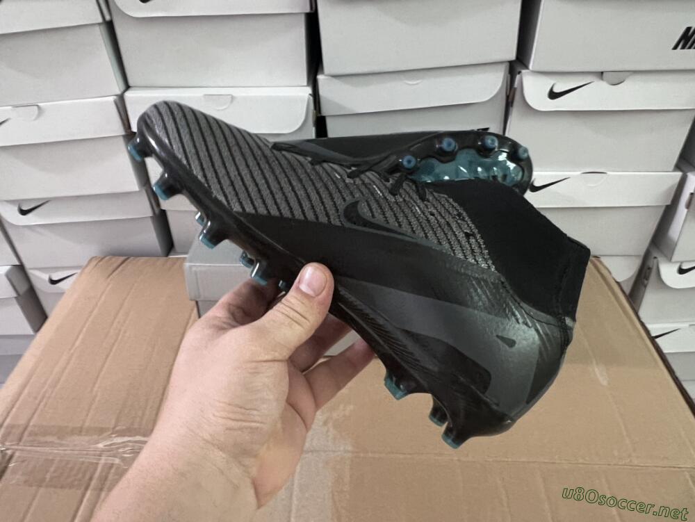 Unisex Nike Air Zoom Mercurial Superfly 10 Elite AG Football Boots - Blue/Silver/Jade