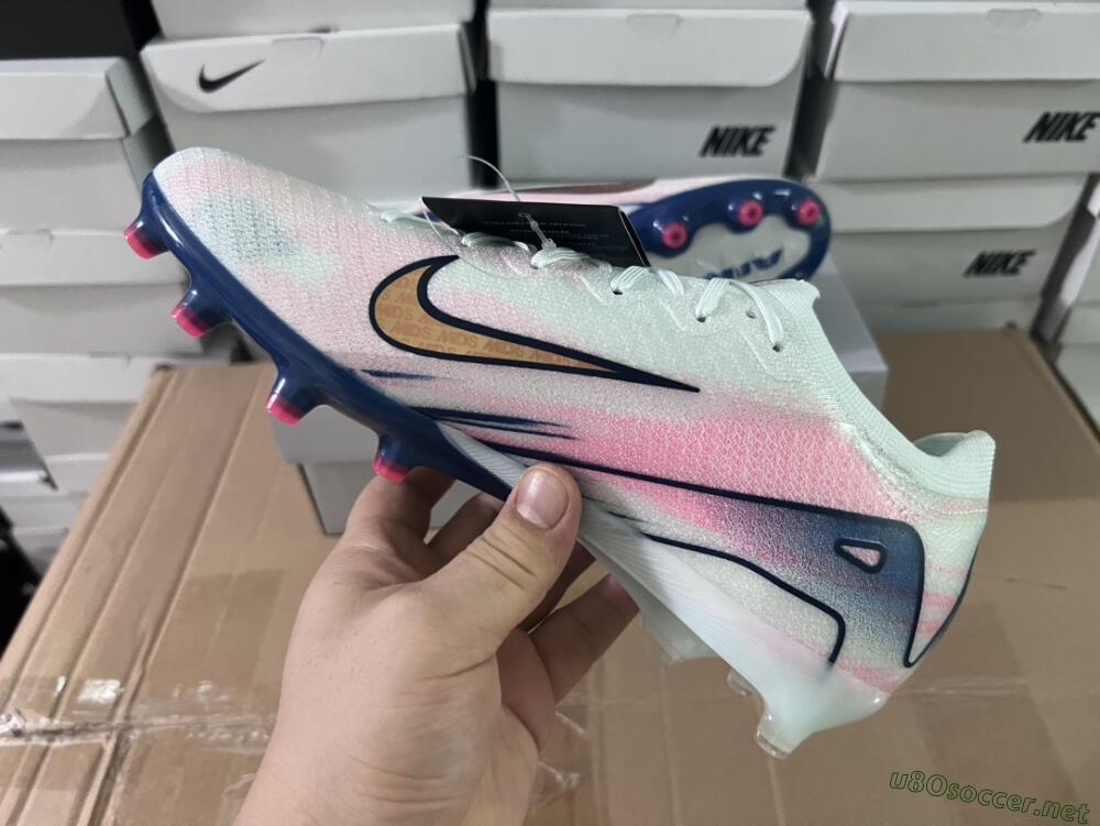 Unisex Nike Air Zoom Mercurial Vapor 16 Elite AG Football Boots - Jade/Yellow/Pink/Blue