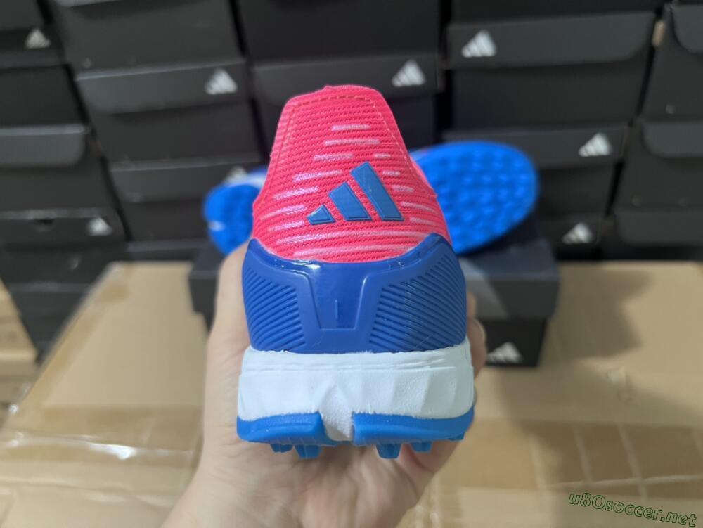 Men's Adidas F50 Elite TF Football Shoes - Blue/Pink/White