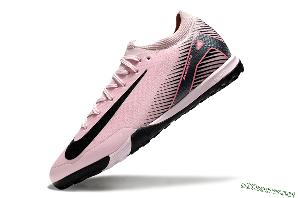 Men's Nike Air Zoom Mercurial Vapor 16 Elite TF Football Shoes - Pink/Black 5