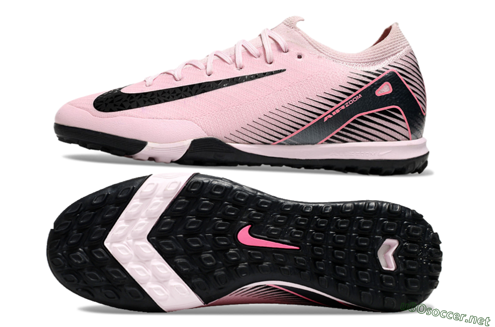 Men's Nike Air Zoom Mercurial Vapor 16 Elite TF Football Shoes - Pink/Black 1