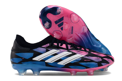 Men's Adidas Copa Pure 2 FG Football Boots - Black/Pink/Blue