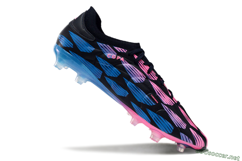 Men's Adidas Copa Pure 2 FG Football Boots - Black/Pink/Blue 4