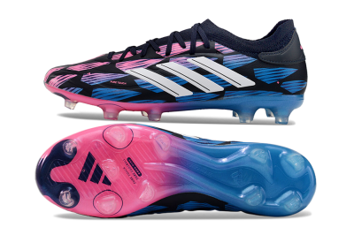 Men's Adidas Copa Pure 2 FG Football Boots - Black/Pink/Blue