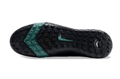 Unisex Nike Air Zoom Mercurial Vapor 16 Elite TF Football Shoes - Black/Blue/Grey