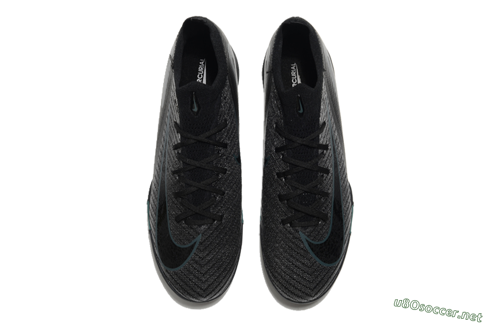 Unisex Nike Air Zoom Mercurial Vapor 16 Elite TF Football Shoes - Black/Blue/Grey 7