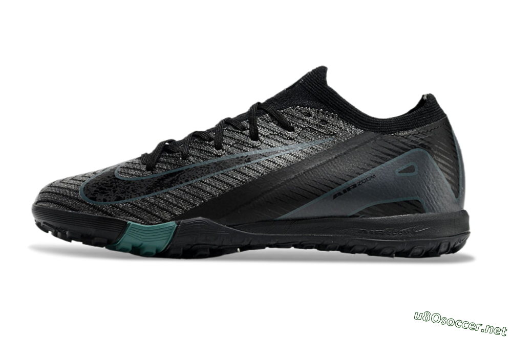 Unisex Nike Air Zoom Mercurial Vapor 16 Elite TF Football Shoes - Black/Blue/Grey 0