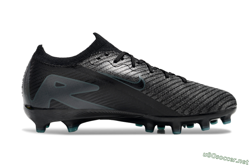 Unisex Nike Air Zoom Mercurial Vapor 16 Elite AG Football Boots - Black/Grey/Blue 5