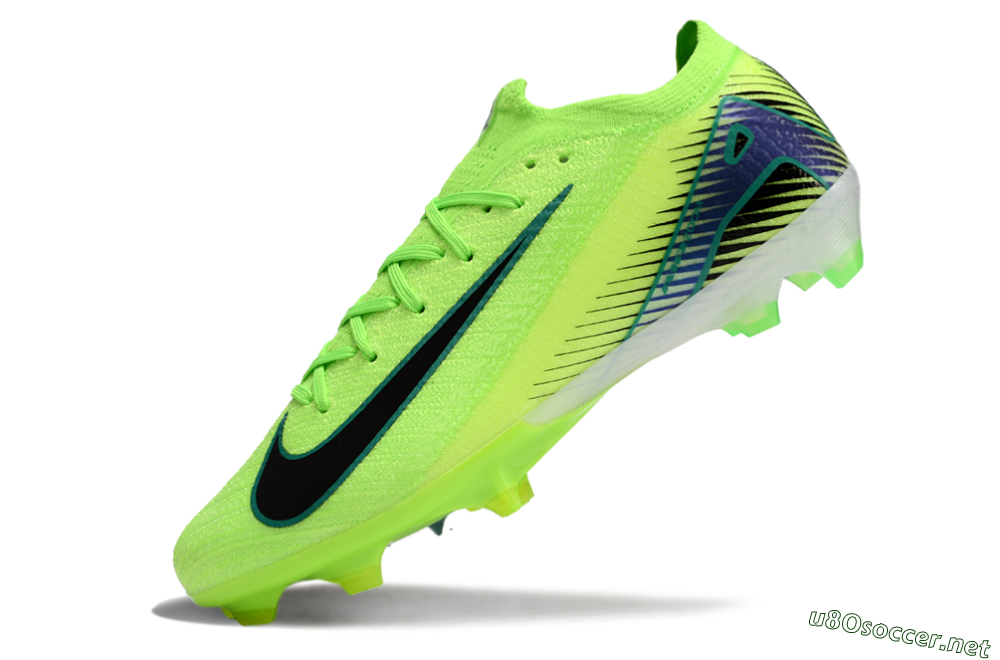 Unisex Nike Air Zoom Mercurial Vapor 16 Elite FG Football Boots - Green/Black 5