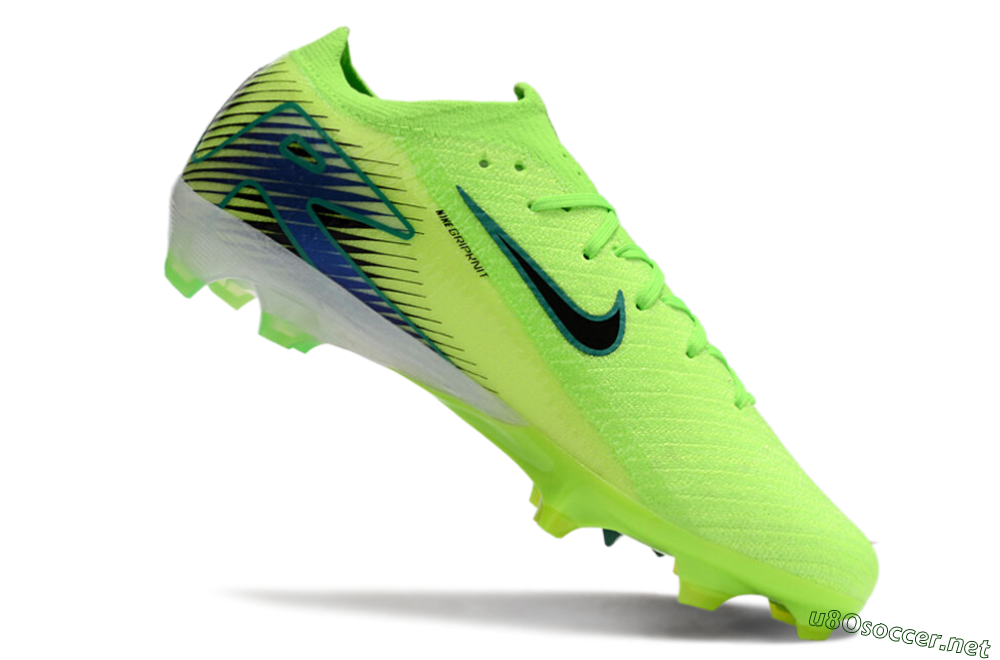 Unisex Nike Air Zoom Mercurial Vapor 16 Elite FG Football Boots - Green/Black 4