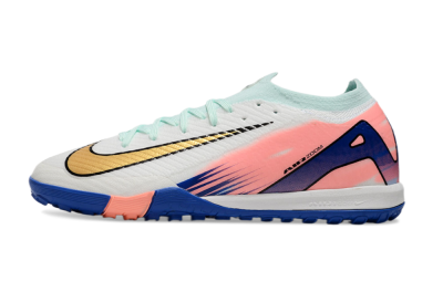 Men's Nike Air Zoom Mercurial Vapor 16 Elite TF Football Shoes - Jade/Pink/Blue