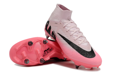 Men's Nike Air Zoom Mercurial Superfly 9 Elite SG Football Boots - Pink/Black